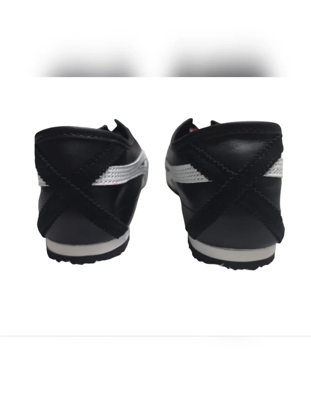 Onitsuka Tiger by Asics Black with White Stripes Low-Profile Sneaker